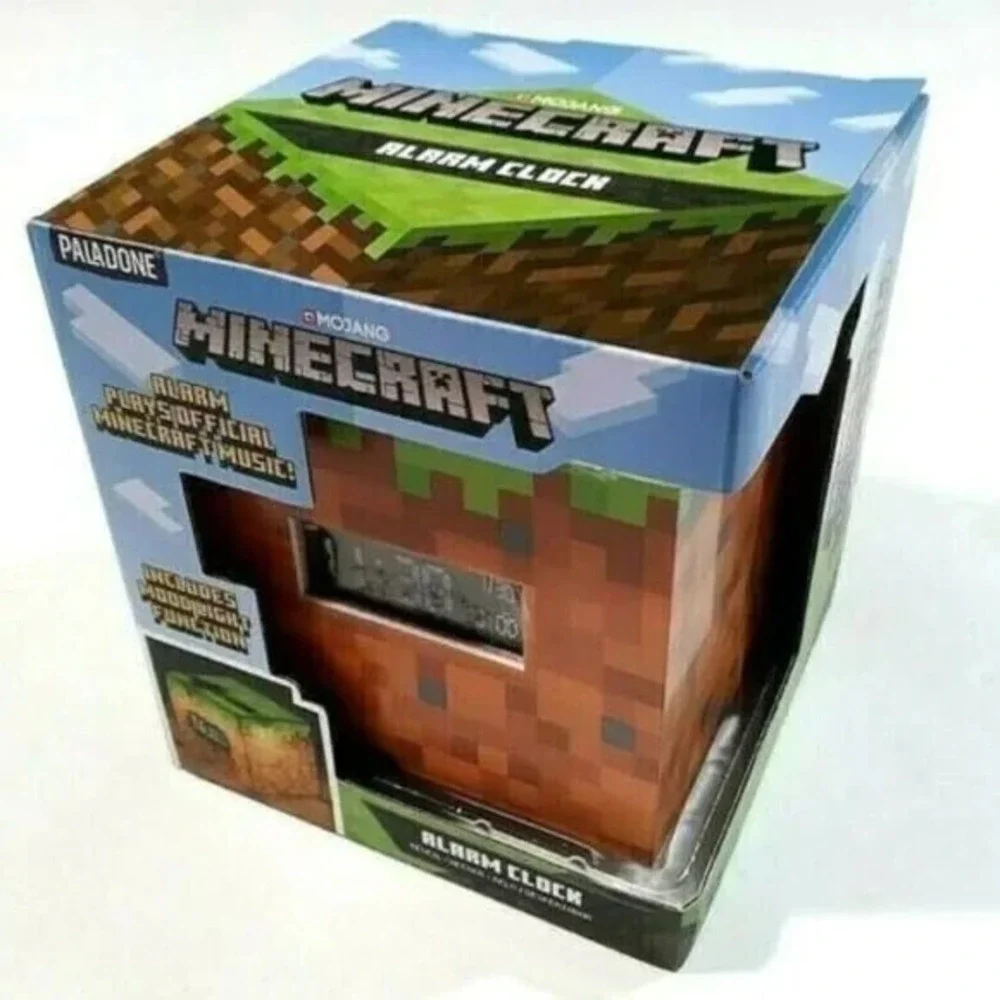 Mojang Minecraft Alarm‎ Clock Mood Light and Plays Official Minecraft Music
